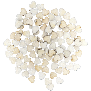 Serce drewniane serduszka 1cm sklejka ozdob 100szt 