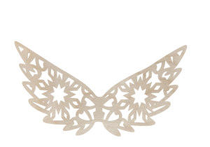 Skrzydełka skrzydła anielskie drewniane anioł do anioła baza decoupage 