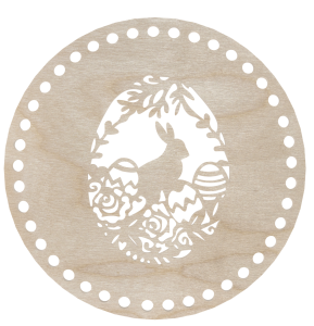 Baza drewniana dno do koszyka spód koło okrąg ze sklejki 20cm wielkanoc 