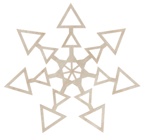 Drewniana zawieszka śnieżynka płatek śniegu na choinkę ze sklejki decoupage 