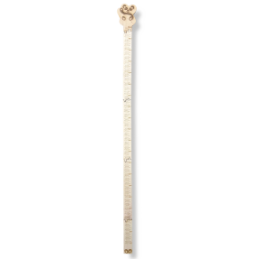 Drewniana miarka wzrostu na ścianę dla dziecka miś sklejki decoupage panda 