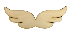Skrzydełka skrzydła anielskie drewniane 
