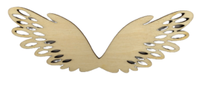 Skrzydełka skrzydła anielskie drewniane