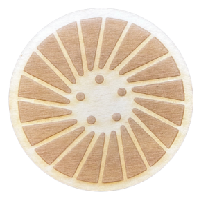 Drewniana podkładka podkładki podstawka pod kubek decoupage ze sklejki