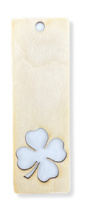 Zakładka drewniana do książki koniczyna baza sklejka