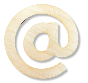 Drewniana małpa at @ ze sklejki ozdoba podkładka podstawka  decoupage 