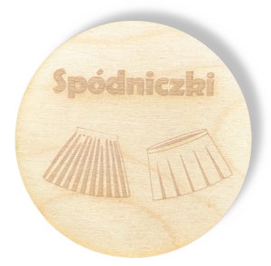 Drewniana plakietka tabliczka na szufladę pudełko decoupage plakietki 1szt 