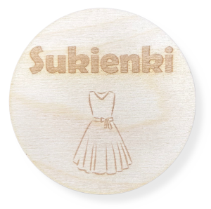 Drewniana plakietka tabliczka na szufladę pudełko decoupage plakietki 1szt 