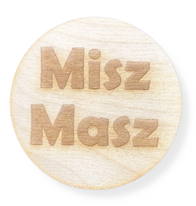 Drewniana plakietka tabliczka na szufladę pudełko decoupage plakietki 1szt 