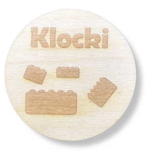 Drewniana plakietka tabliczka na szufladę pudełko decoupage plakietki 1szt 