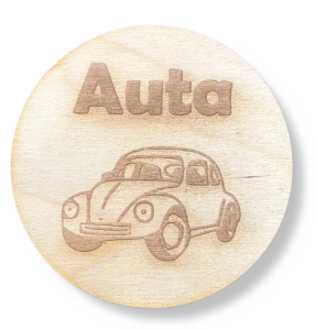 Drewniana plakietka tabliczka na szufladę pudełko decoupage plakietki 1szt 