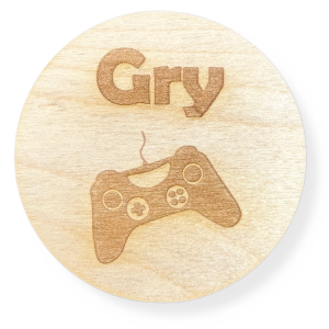 Drewniana plakietka tabliczka na szufladę pudełko decoupage plakietki 1szt 