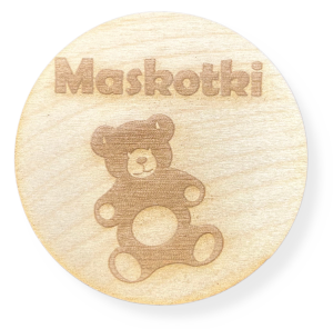 Drewniana plakietka tabliczka na szufladę pudełko decoupage plakietki 1szt 