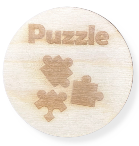 Drewniana plakietka tabliczka na szufladę pudełko decoupage plakietki 1szt 