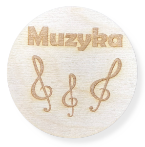 Drewniana plakietka tabliczka na szufladę pudełko decoupage plakietki 1szt 