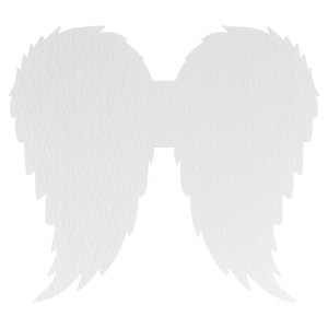 Skrzydełka skrzydła anielskie BIAŁE anioł do anioła baza decoupage
