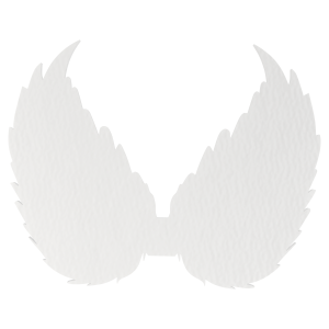 Skrzydełka skrzydła anielskie BIAŁE anioł do anioła baza decoupage