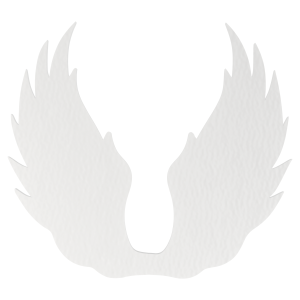 Skrzydełka skrzydła anielskie BIAŁE anioł do anioła baza decoupage