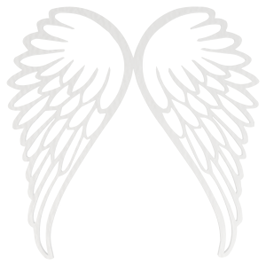 Skrzydełka skrzydła anielskie anioła BIAŁE ażurowe ze sklejki duże