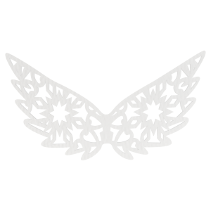 Skrzydełka skrzydła anielskie BIAŁE anioł do anioła baza decoupage