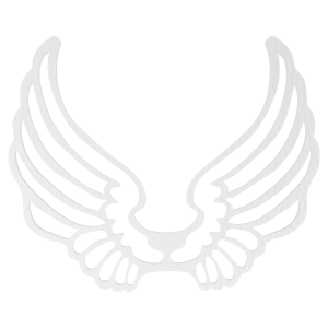 Skrzydła BIAŁE anioł skrzydełka anielskie baza decoupage do anioła