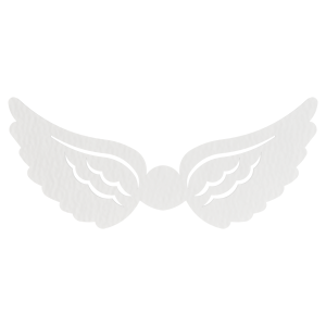 Skrzydełka skrzydła anielskie BIAŁE drewniane anioł baza decoupage