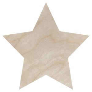 Drewniana GWIAZDKA 20CM gwiazda ze sklejki dekor ozdoba decoupage