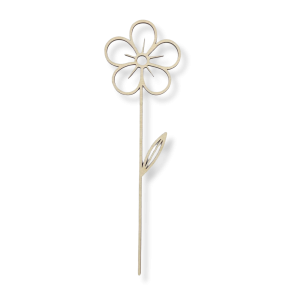 Drewniany kwiat POLNY KWIATEK ażurowy