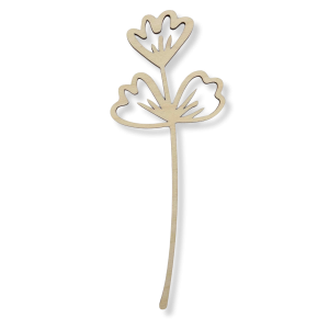 Drewniany dekor Liście Gałązka LISTKI 2