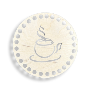 Baza okrągła podstawka KAWA filiżanka 15 cm