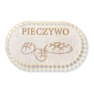 Drewniana baza dno do koszyka na PIECZYWO szydełko 