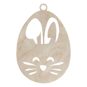 Drewniana zawieszka jajko jajo wielkanocne dekor decoupage ze sklejki 