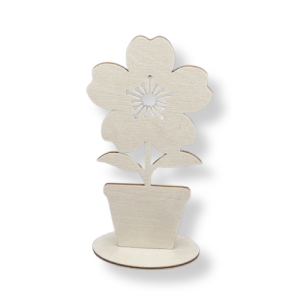 Kwiat hibiskus 15 cm w doniczce stojący 