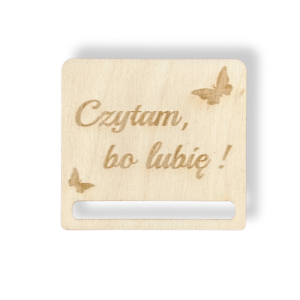 Baza ze sklejki do zakładki do książki Czytam, bo lubię! 