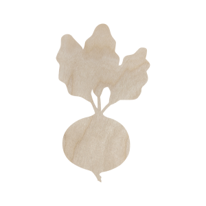 Burak rzodkiew rzepa 15 cm dekor kształtka warzywa