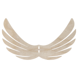 Skrzydełka skrzydła anielskie drewniane anioł do anioła baza decoupage 