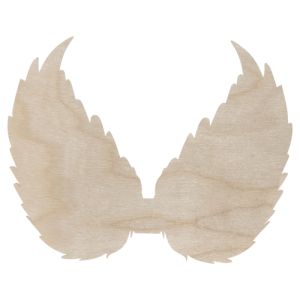 Skrzydełka skrzydła anielskie drewniane anioł do anioła baza decoupage