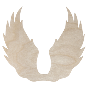 Skrzydełka skrzydła anielskie drewniane anioł do anioła baza decoupage 
