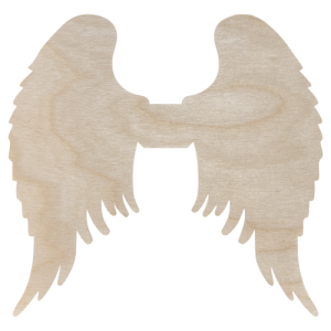 Skrzydełka skrzydła anielskie drewniane anioł do anioła baza decoupage