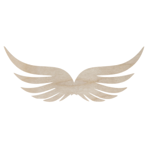 Skrzydełka skrzydła anielskie drewniane anioł do anioła baza decoupage 