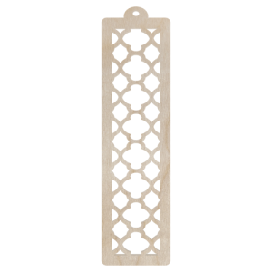 Zakładka do książki drewniana baza ażur ażurowa decoupage ze sklejki dekor 