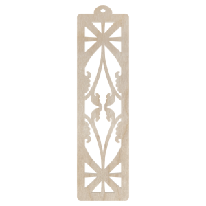 Zakładka do książki drewniana baza ażur ażurowa decoupage ze sklejki dekor 