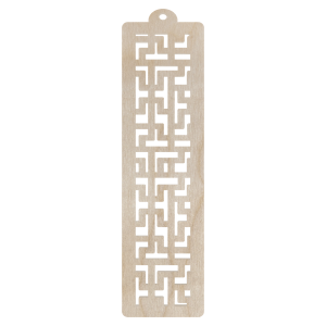 Zakładka do książki drewniana baza ażur ażurowa decoupage ze sklejki dekor 