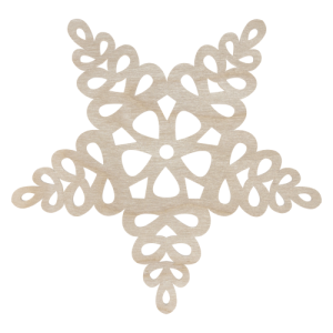 Drewniana zawieszka gwiazda gwiazdka decoupage dekor ze sklejki ozdoba