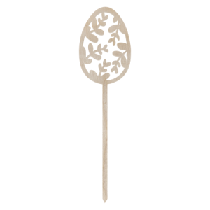 Drewniany topper jajko jajo pisanka na piku ze sklejki decoupage dekor 