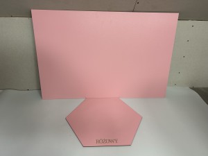Płyta HDF 3mm  RÓŻOWA  15 szt 460X300 