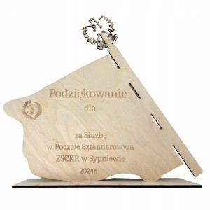 Sztandar PODZIĘKOWANIE NAGRODA Personalizowany
