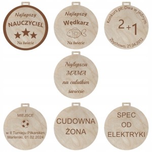 MEDAL Twój dowolny napis nagroda podziękowanie