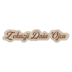 NAPIS DZIEŃ OJCA TATY 15X3 CM GRAWEROWANY DECOUPAGE DECOR DIY