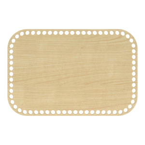 Baza dno do koszyka spód HDF 30x20 cm szydełko Klon